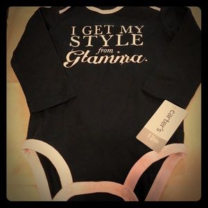 Baby Girls Long Sleeve Onesie